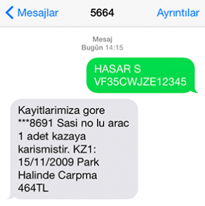 kaza sorgulama